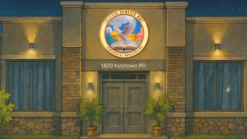 Fachada de Iglesia Génesis Hoy en 1820 Kutztown Road
